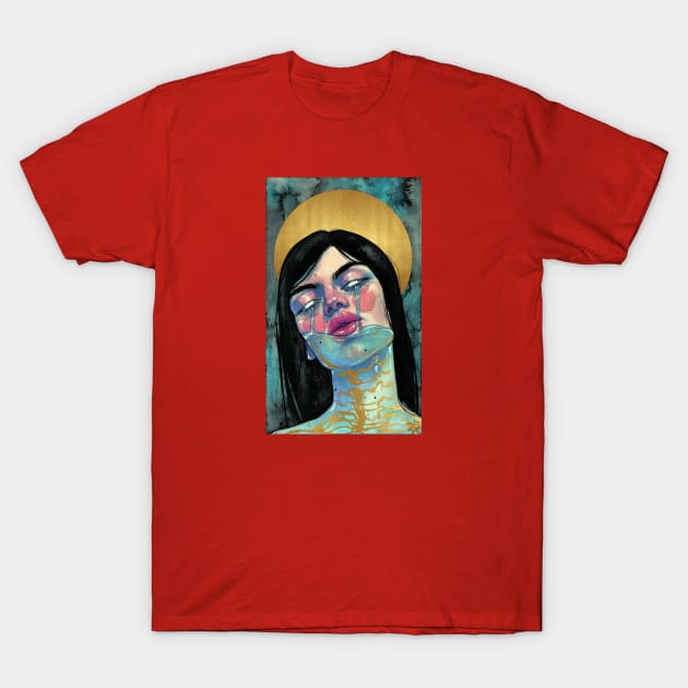 Salty face T-Shirt by roselinestephania